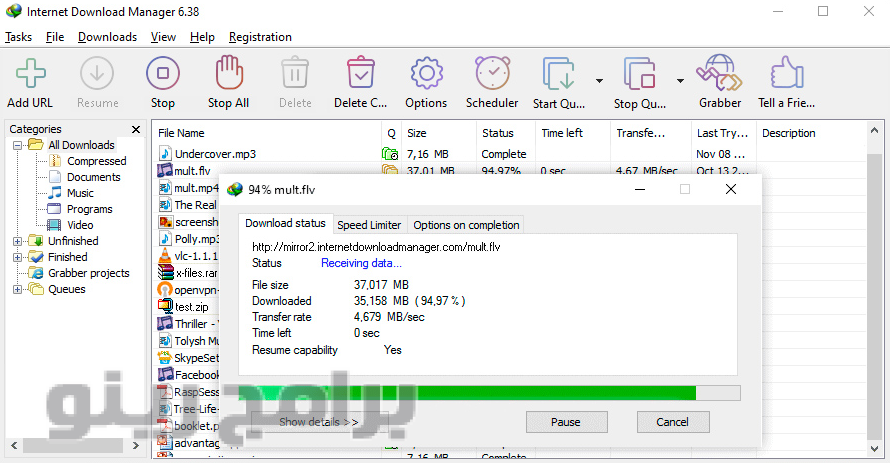 شرح استخدام Internet Download Manager