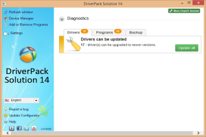 برنامج تعريف كارت الشاشة 2018 driverpack solution